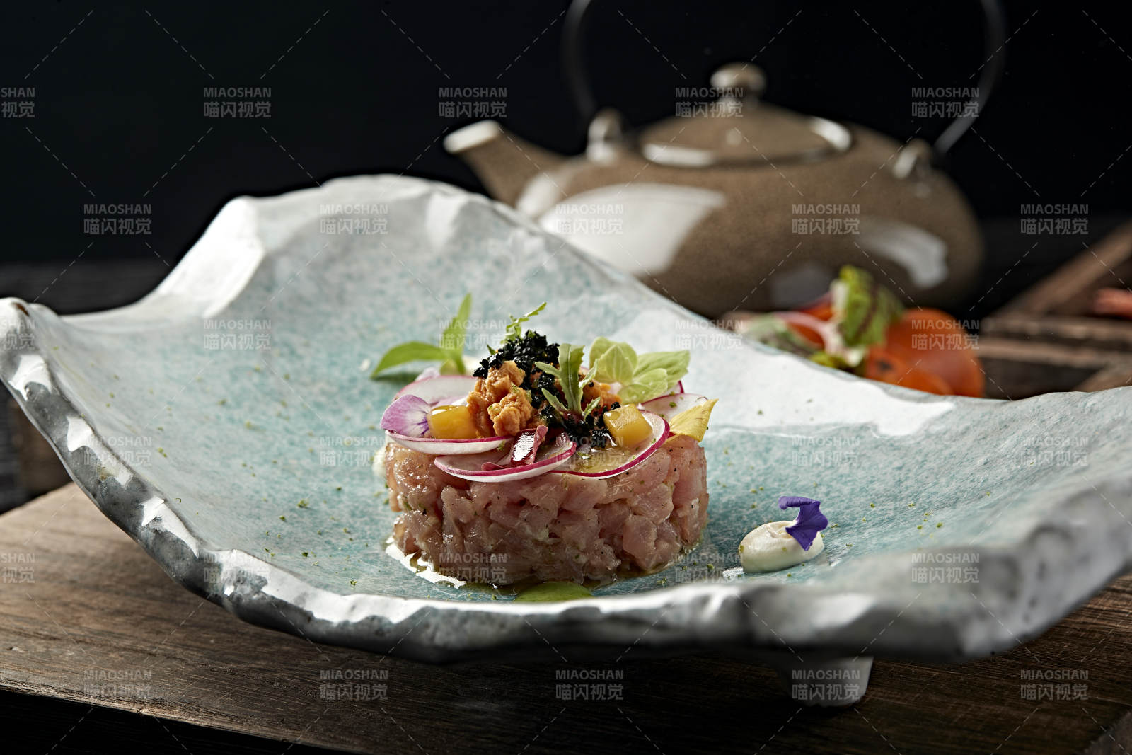 精致生鱼塔造型