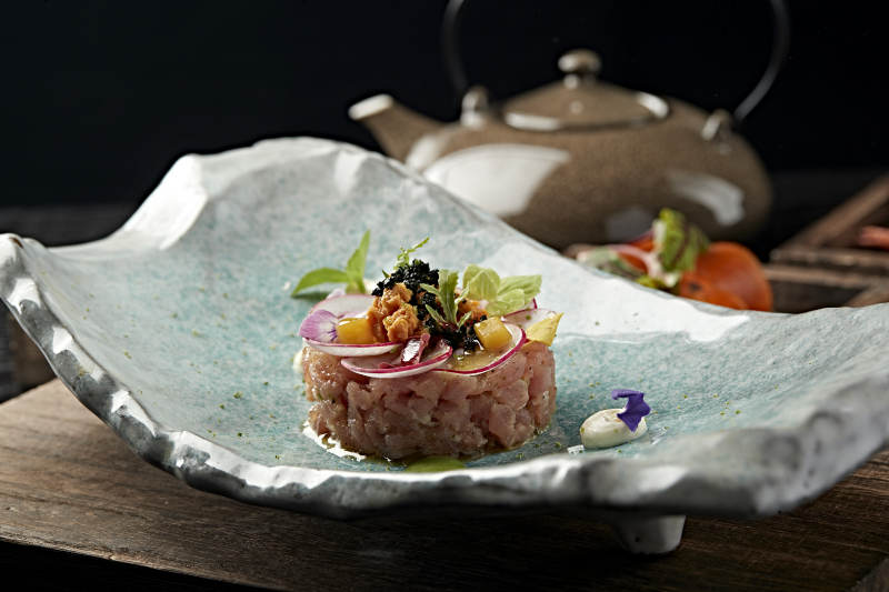 精致生鱼塔造型