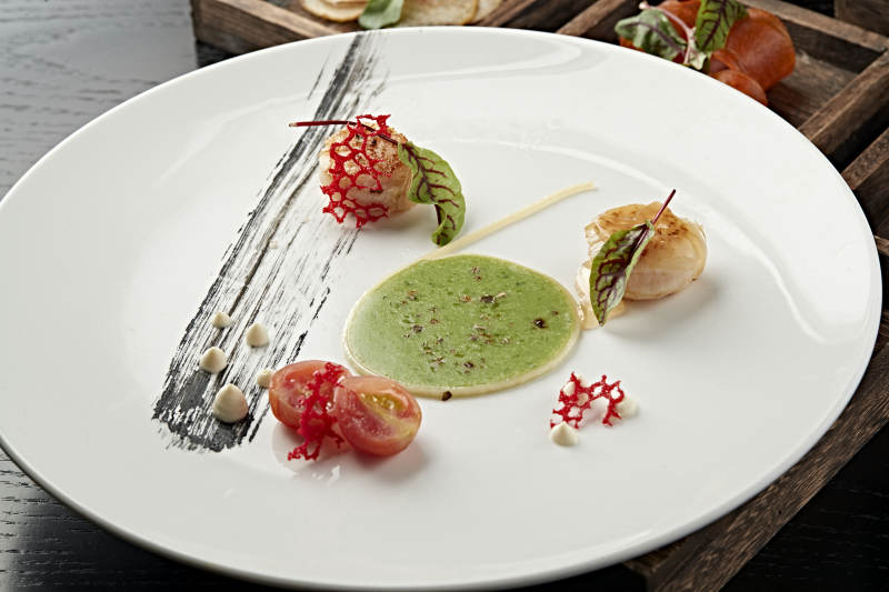 精致料理艺术呈现