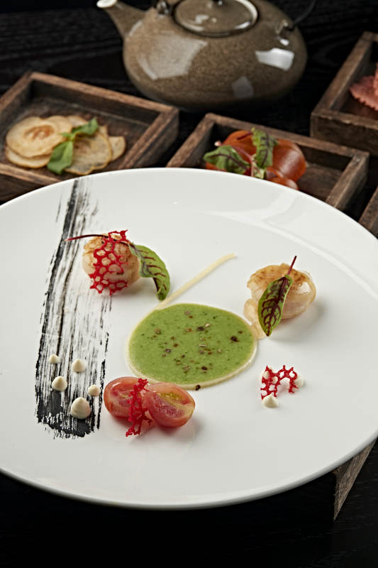 精致料理艺术呈现