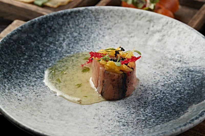 精致料理艺术呈现