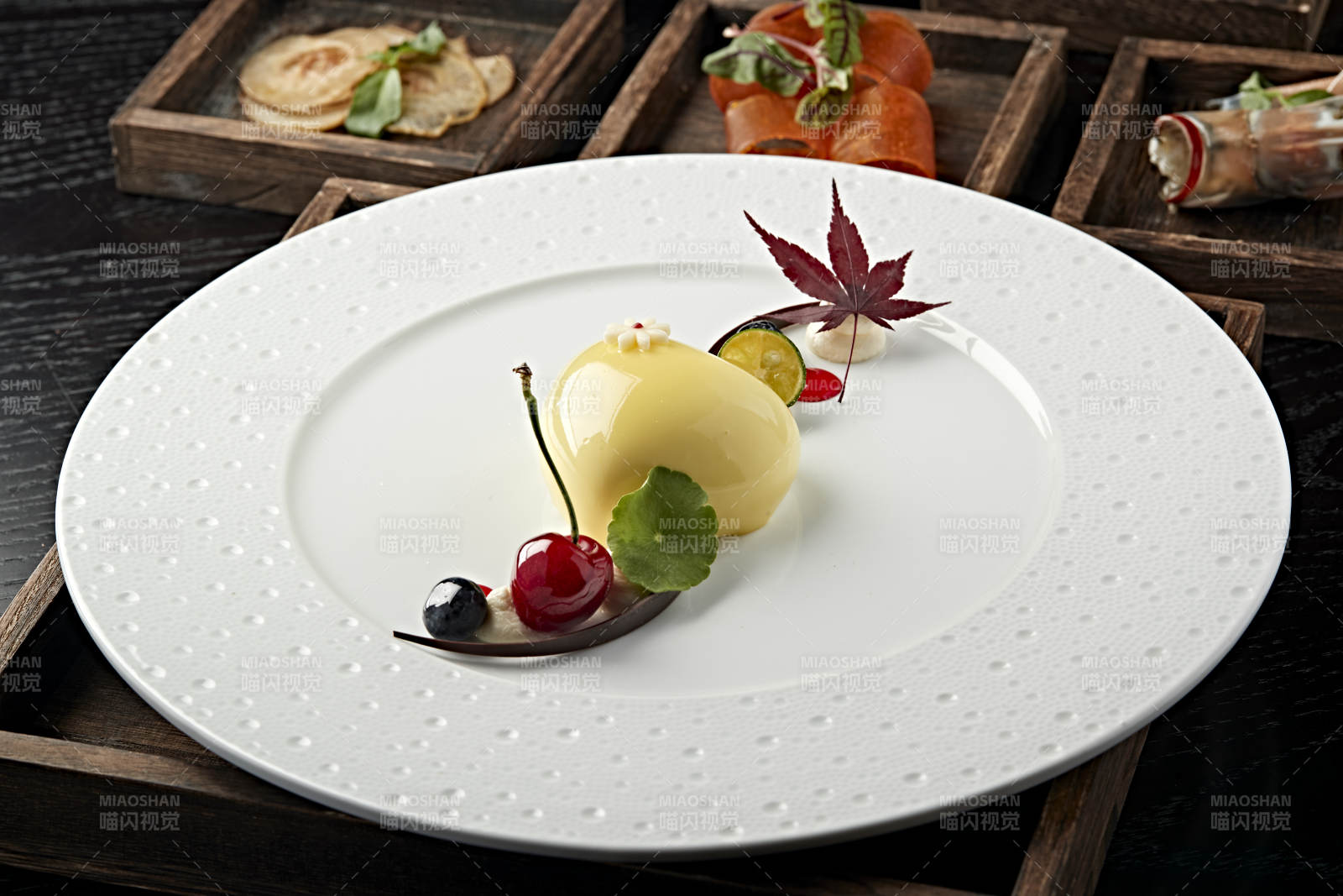 精致甜品艺术呈现