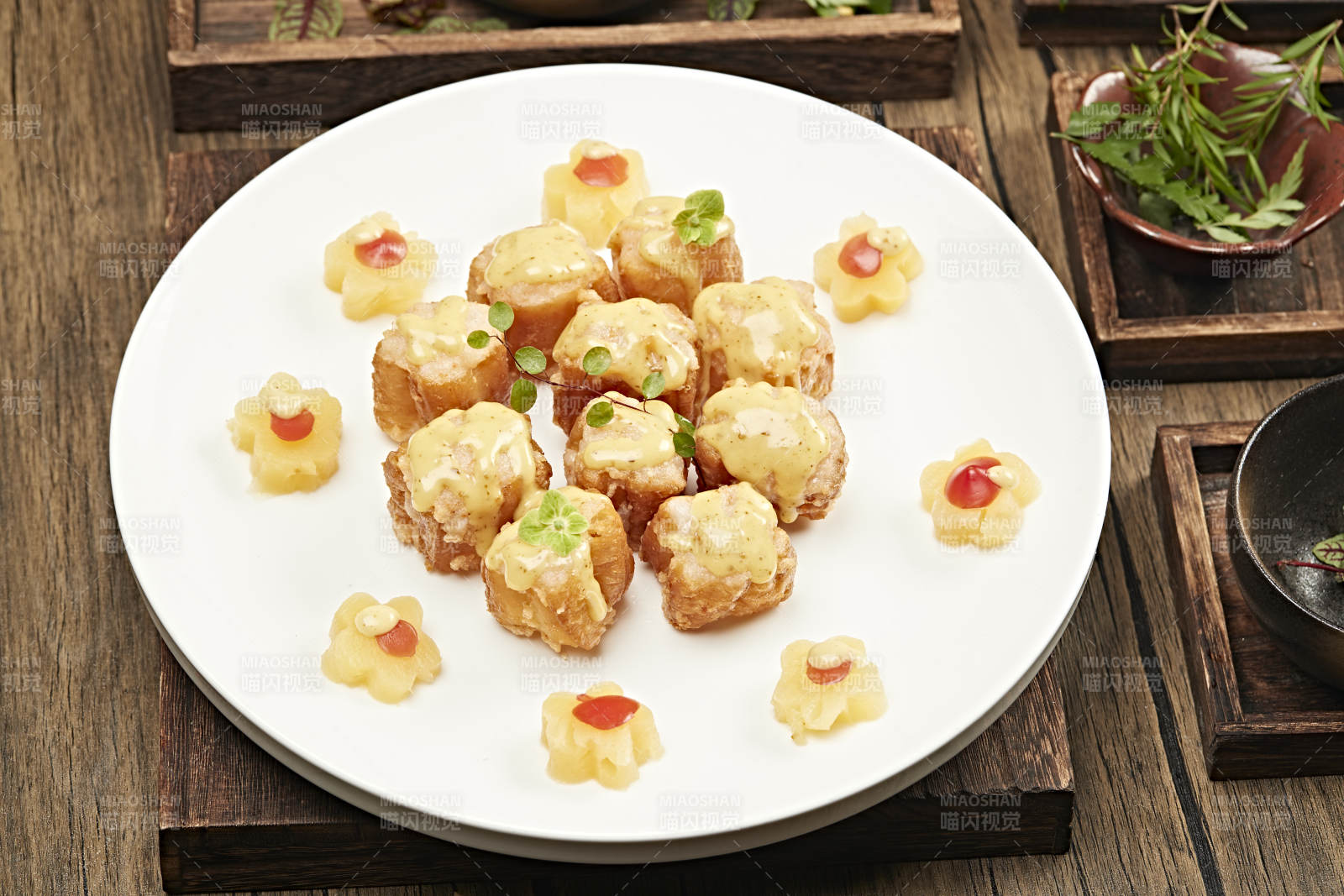 金黃酥點 精致擺盤