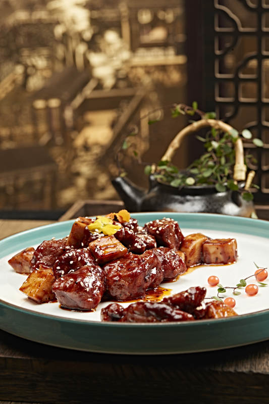 蜜汁排骨配小菜