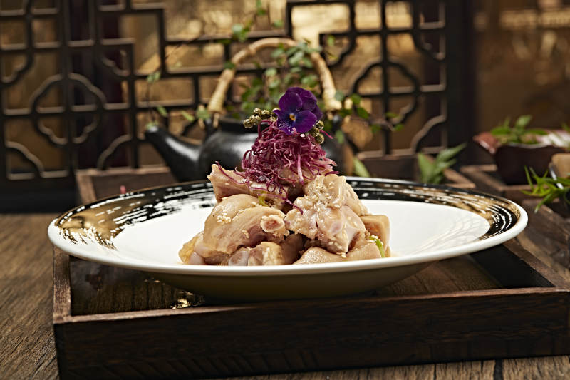 麻油巧拌清炖猪蹄块