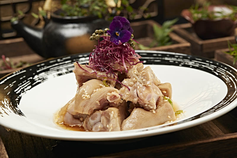 麻油巧拌清炖猪蹄块