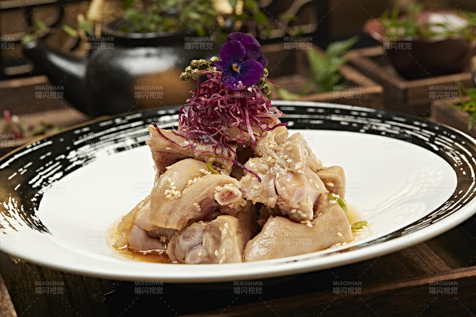 麻油巧拌清炖猪蹄块