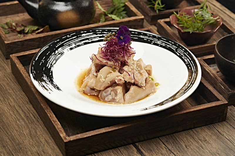 精致鸡块配紫苏