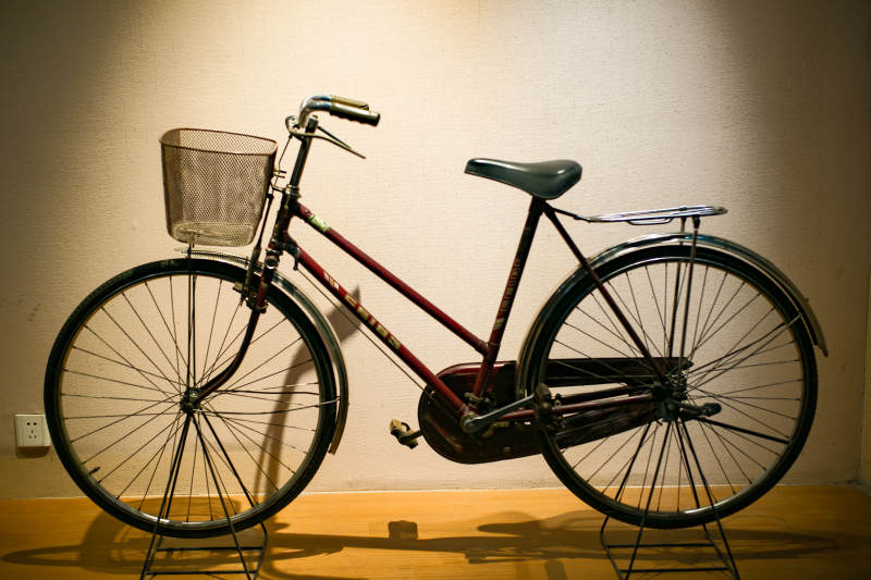 复古自行车展示