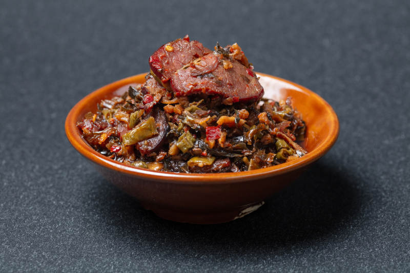 外婆菜炒腊肉