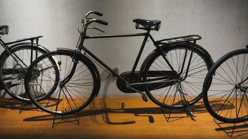 复古自行车陈列