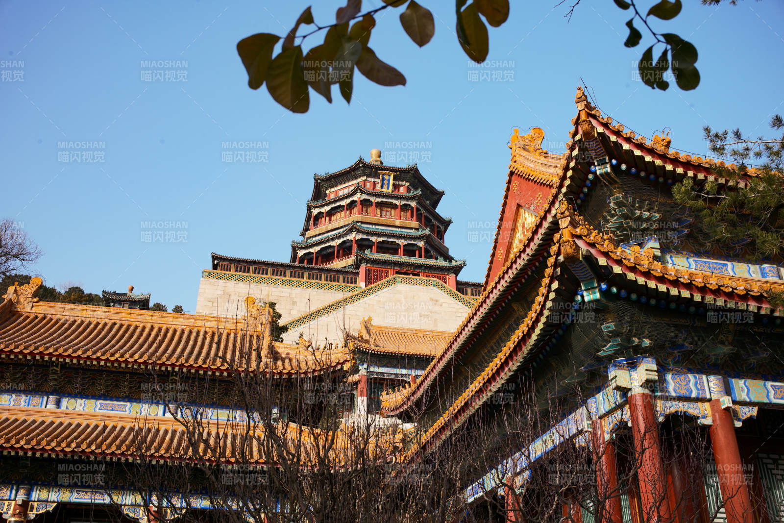 颐和园佛香阁古建筑群