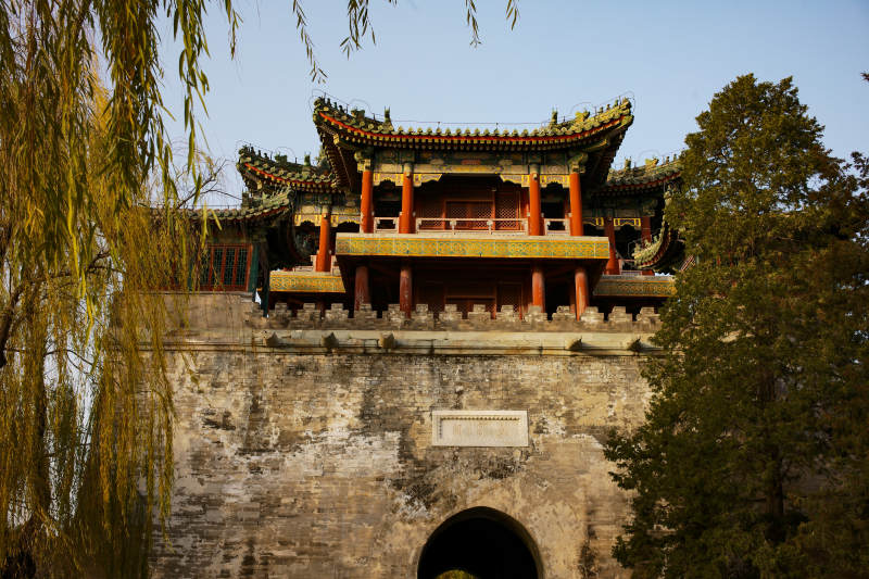 颐和园—古塔秋景