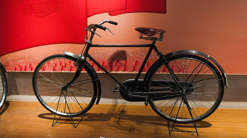 复古自行车展示