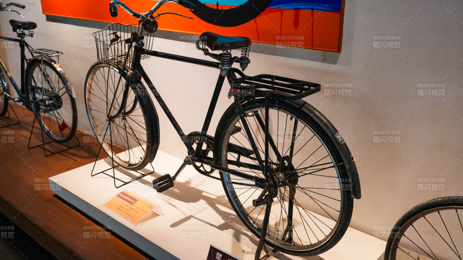 复古自行车展示