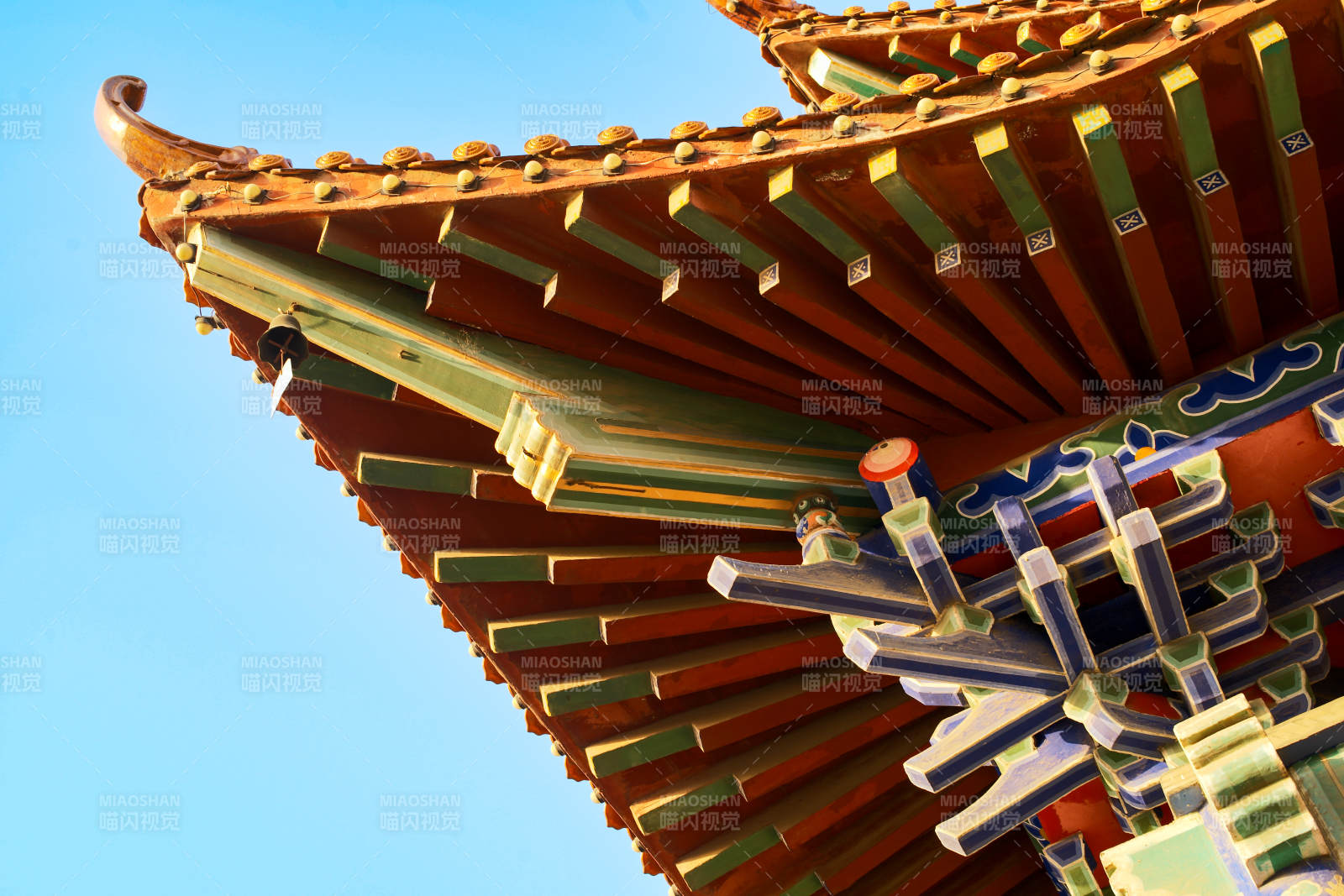 廊坊霸州大悲禪寺—古建筑飛檐翹角