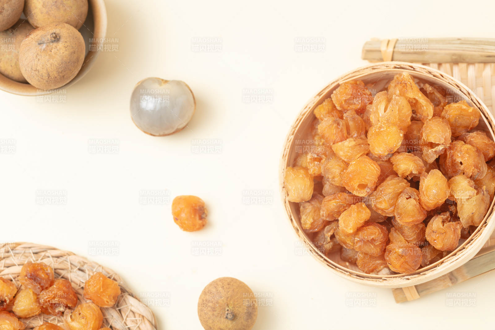 龙眼干与新鲜龙眼