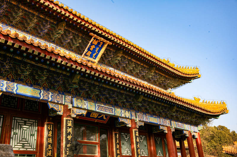 颐和园古建筑风光