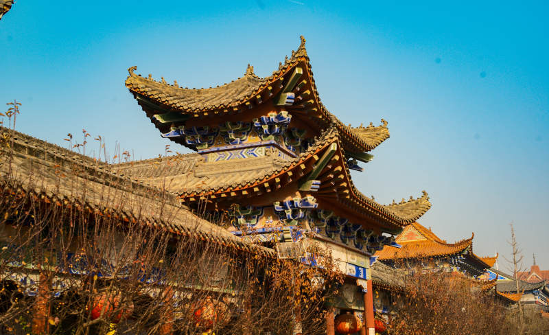 古建筑飞檐翘角