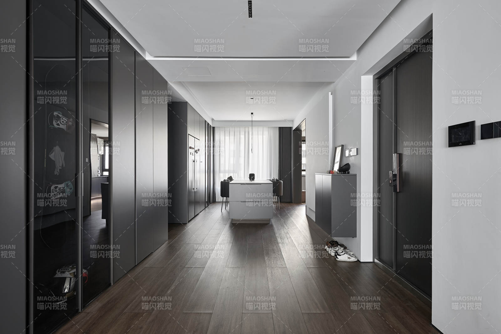 現代簡約家居走廊