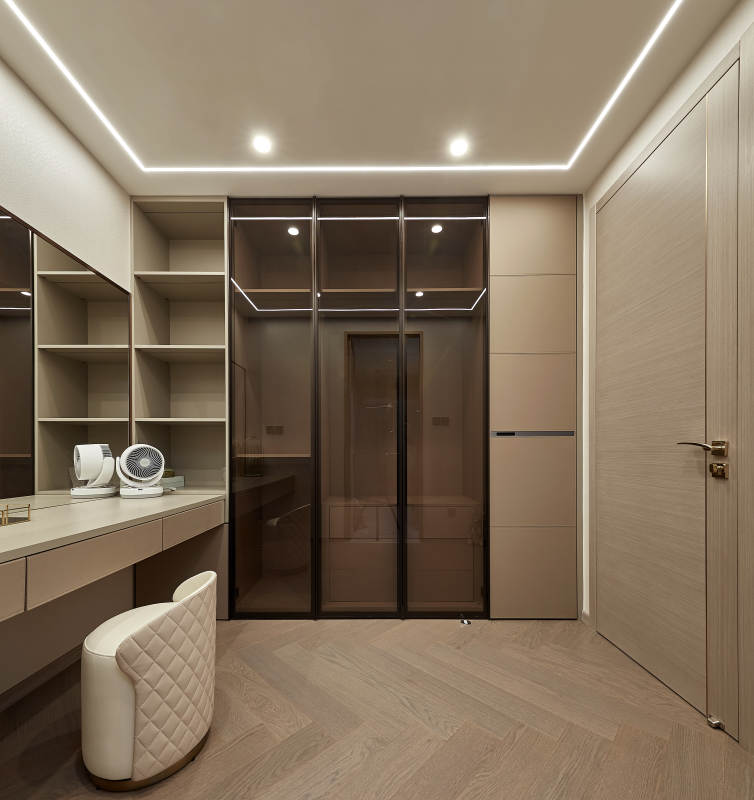 现代简约衣帽间