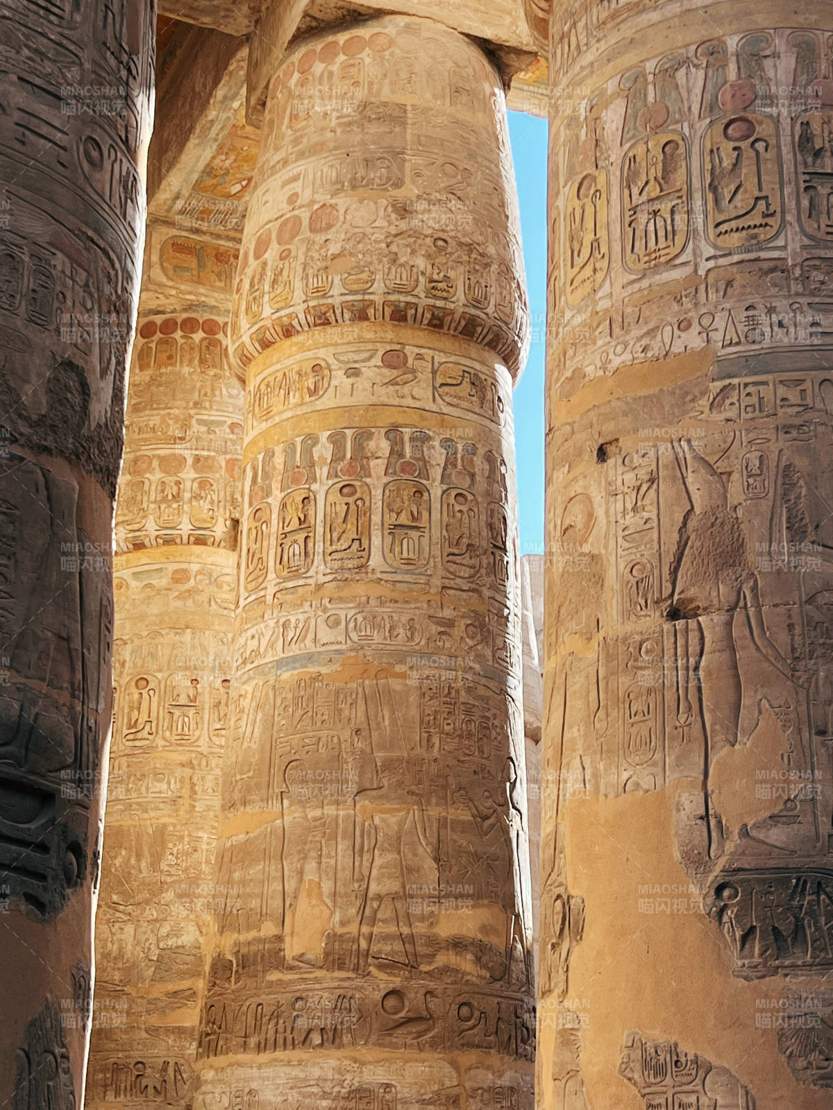 古埃及神廟柱廊