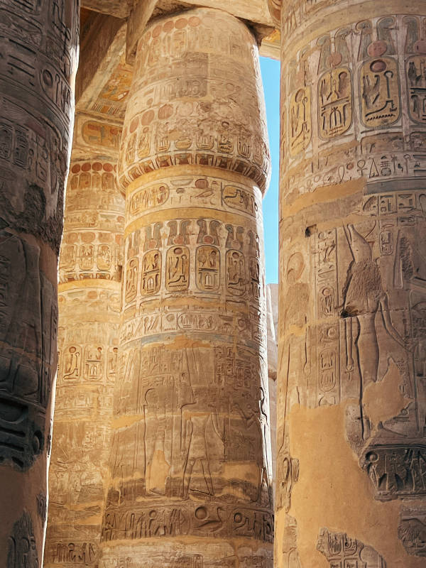 古埃及神庙柱廊