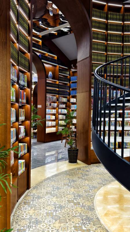 書香滿溢的圖書館