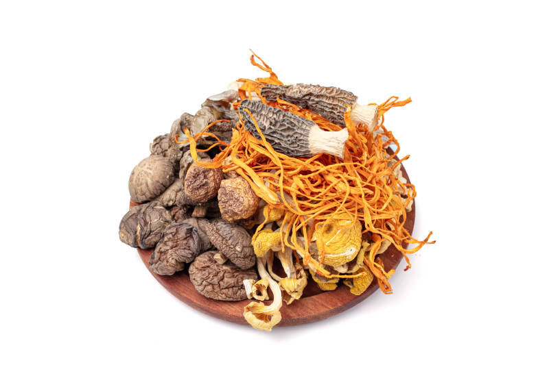 干制菌菇拼盤(pán)