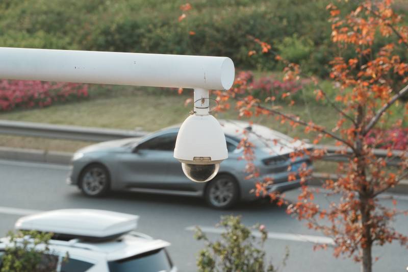 监控摄像头街景