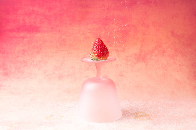 草莓立杯 粉紅夢幻