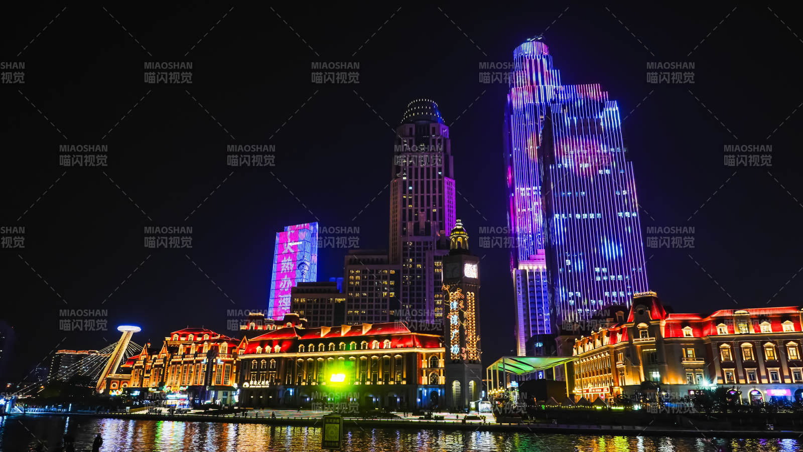 夜色璀璨都市風(fēng)光