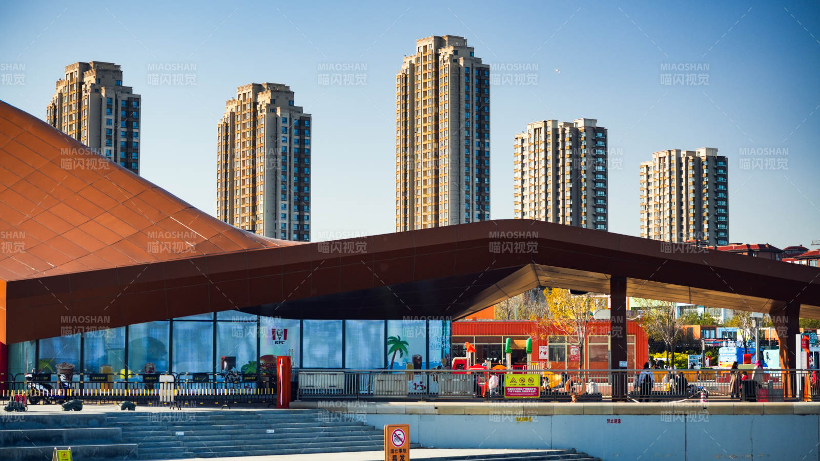 天津现代城市建筑风光