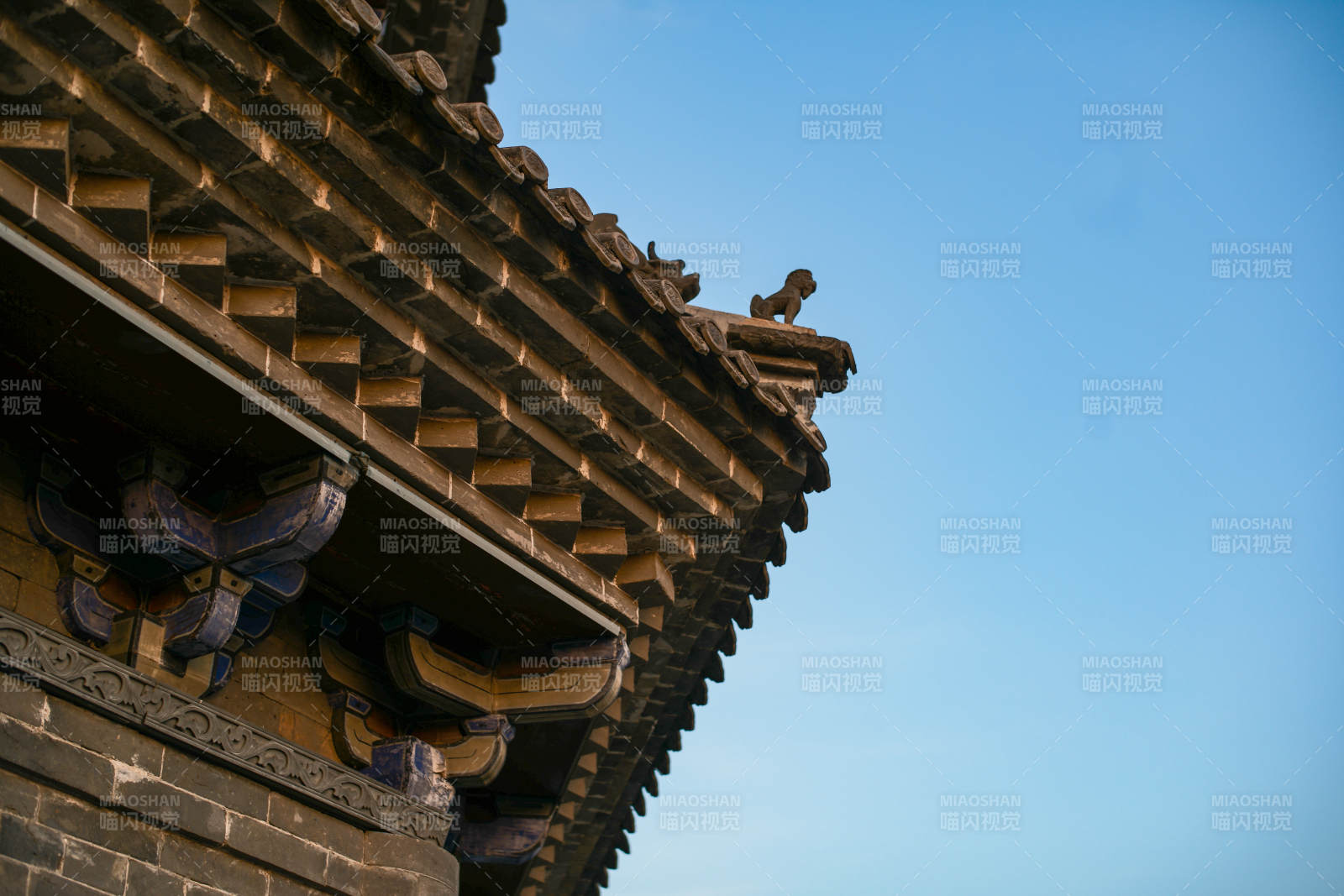 古北水镇圆通塔古建筑飞檐翘角