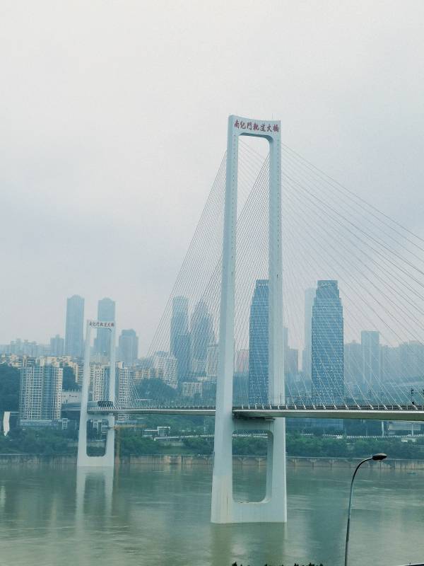 跨江大桥城市风光