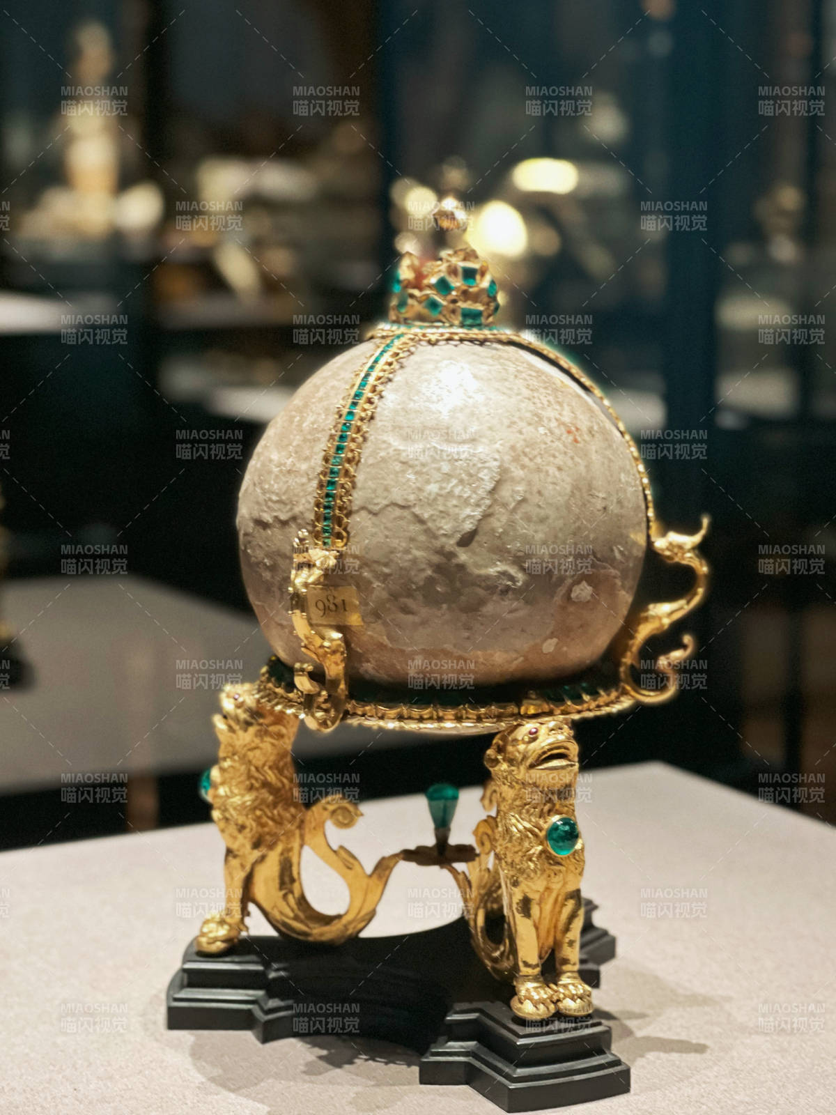 奥地利艺术博物馆金狮托宝蛋