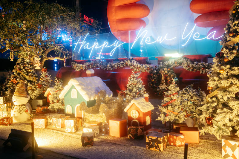 新年快樂 圣誕夜景