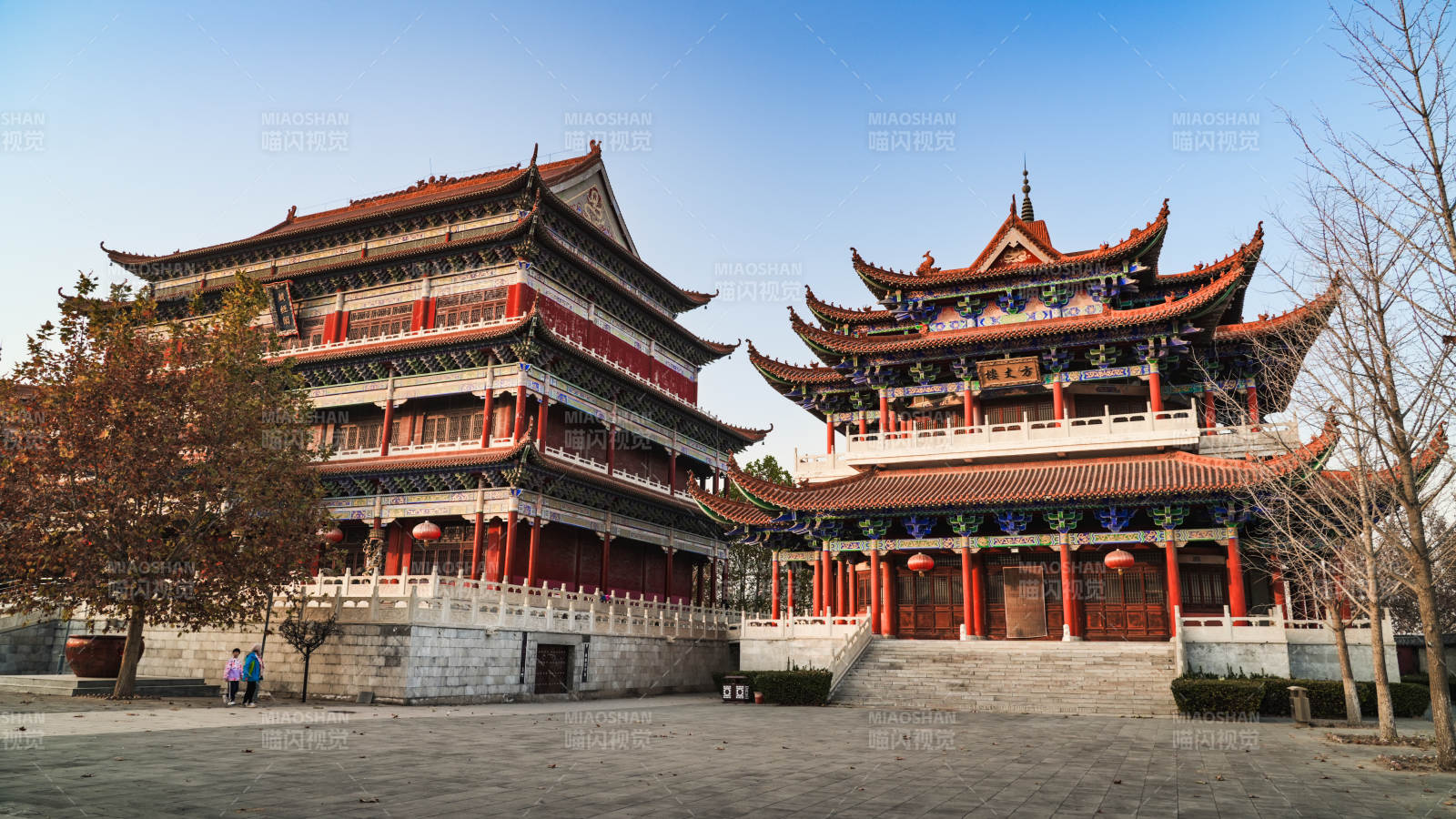 廊坊霸州大悲禪寺古建筑群風光