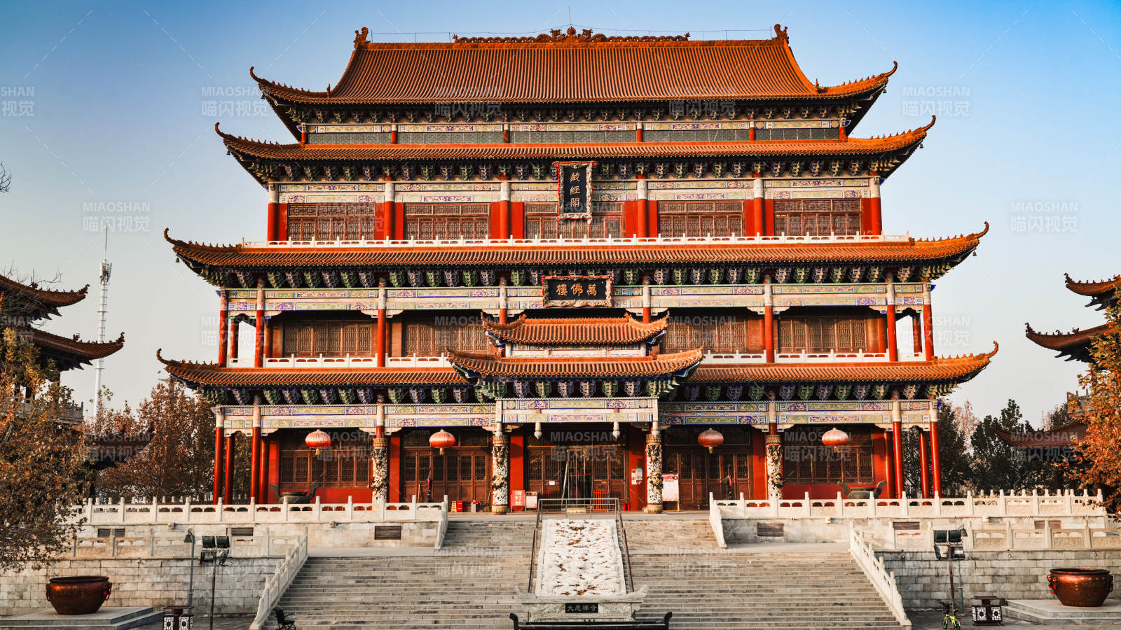 廊坊霸州大悲禪寺古建筑風光