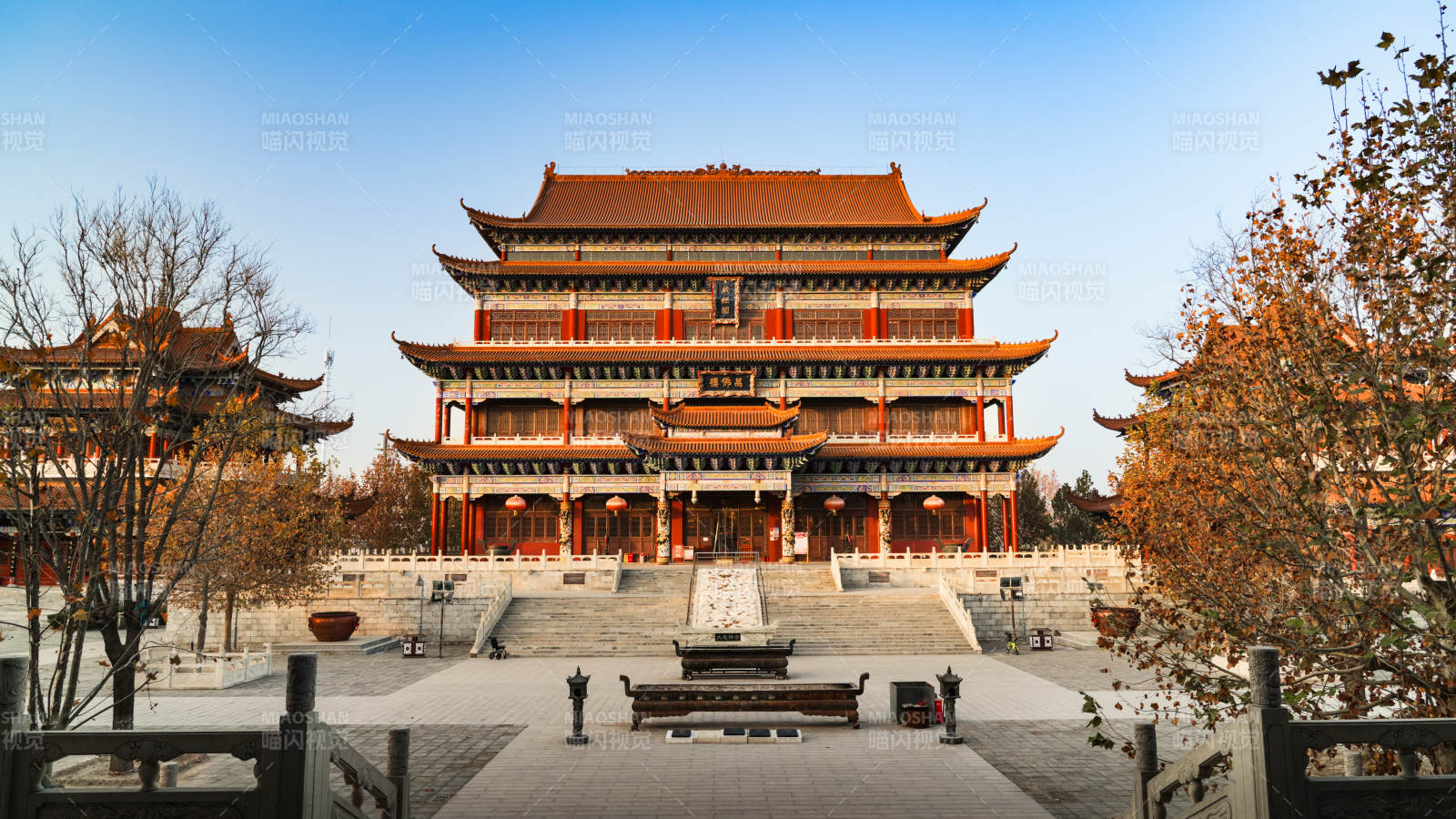 廊坊霸州大悲禪寺古建筑風光