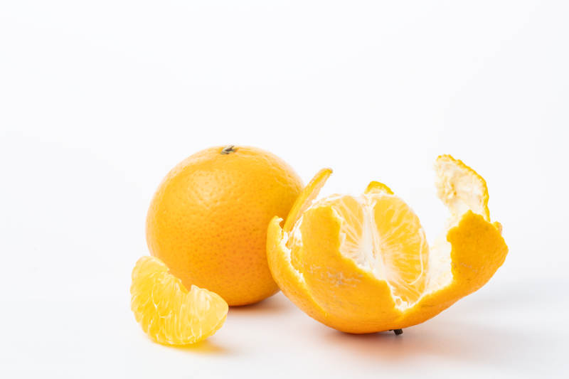 新鮮橙子切片
