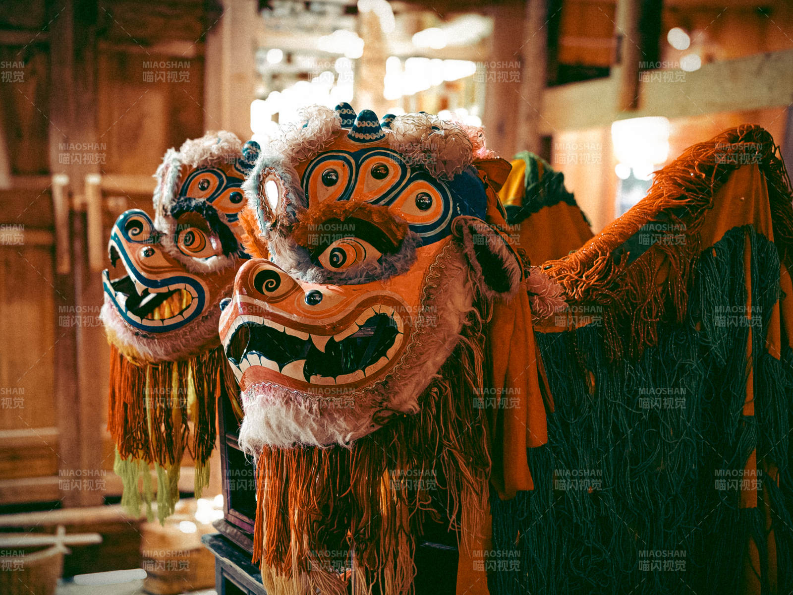 傳統(tǒng)舞獅面具