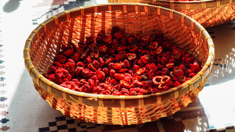 曬干的紅果子