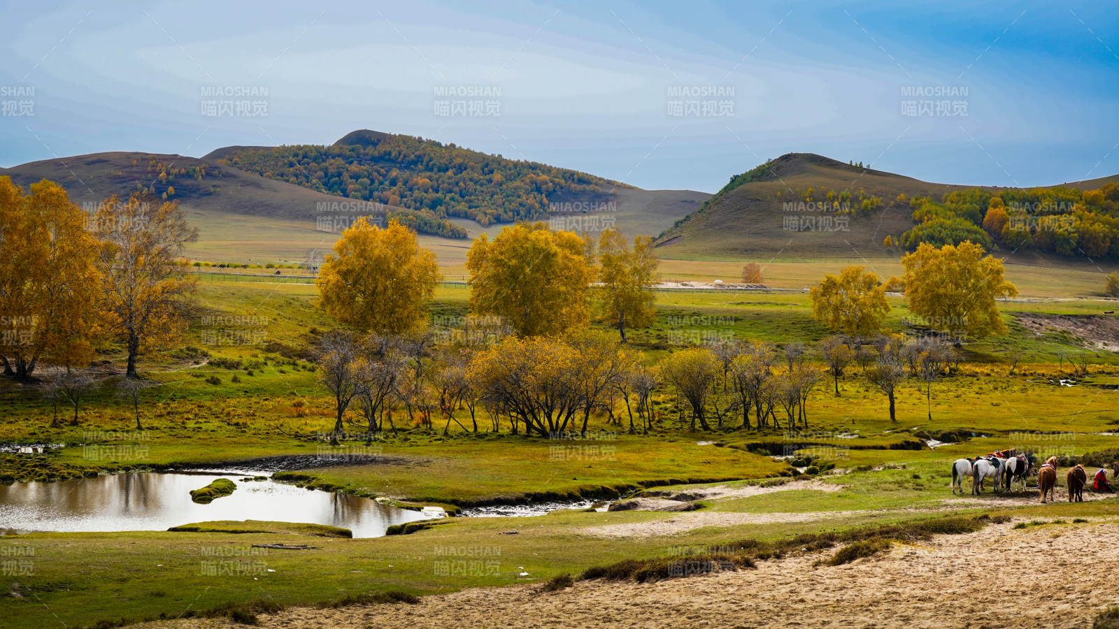 烏蘭布統秋日草原風光-攝影圖
