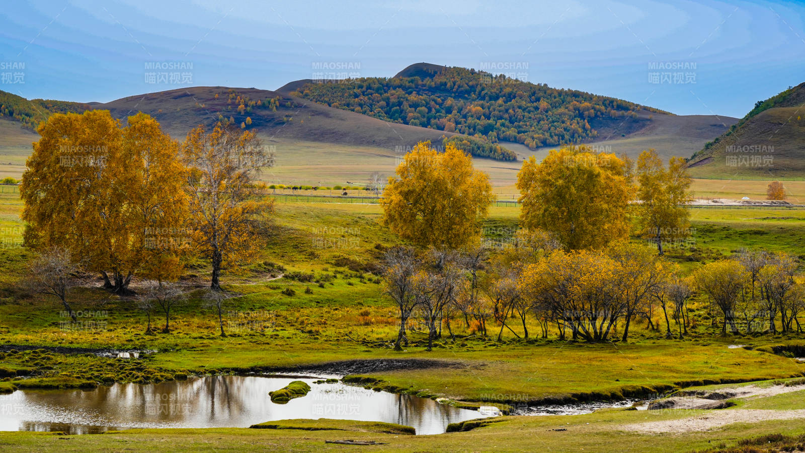 烏蘭布統(tǒng)秋日草原風光