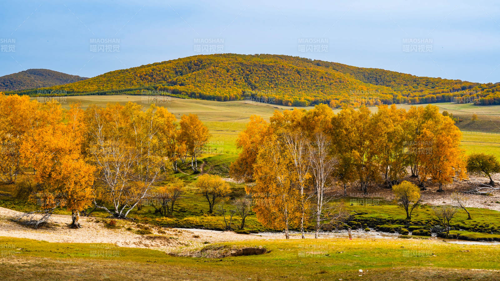 烏蘭布統秋日草原風光-攝影圖