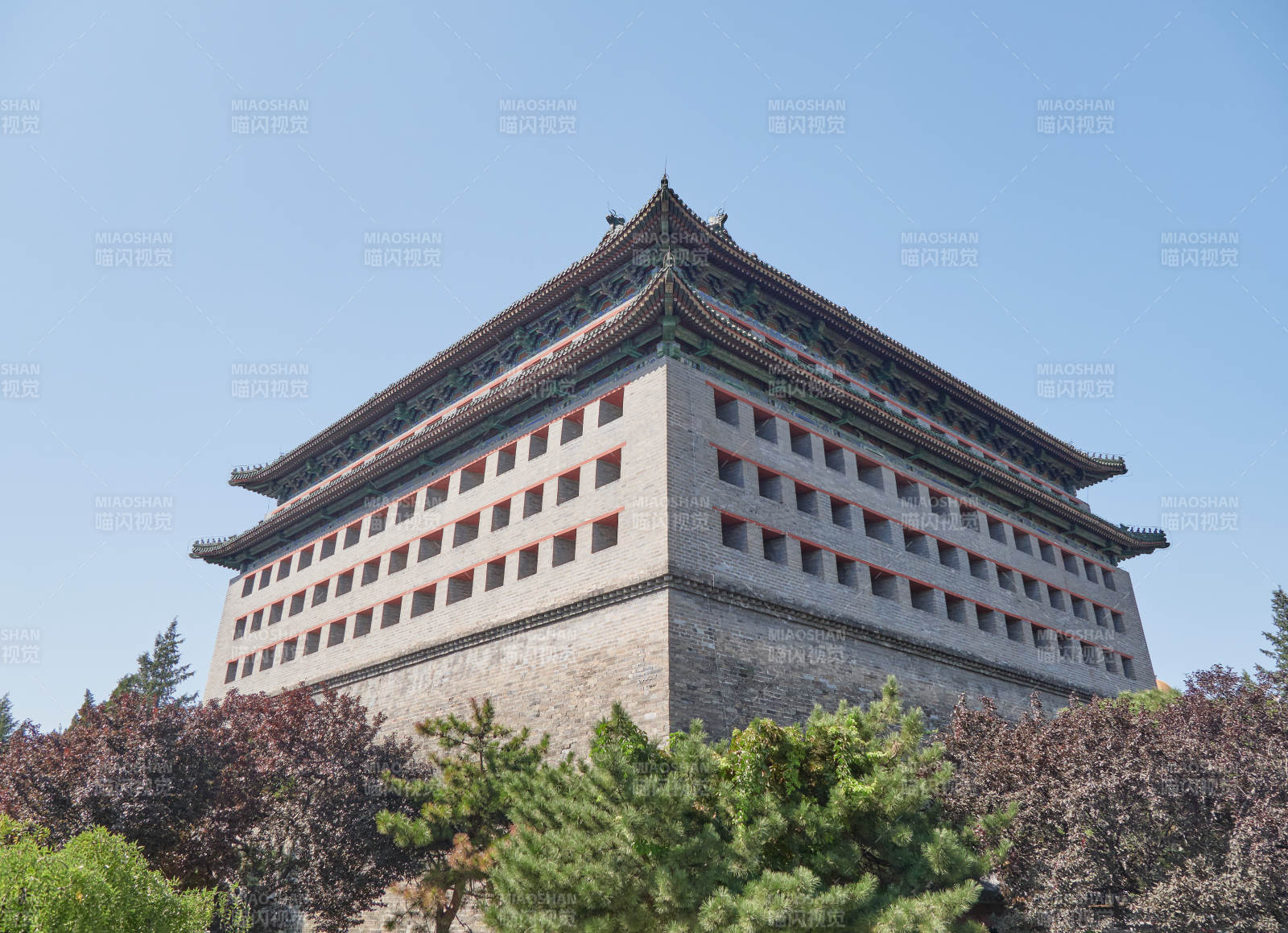 明清北京城東南角樓-攝影圖