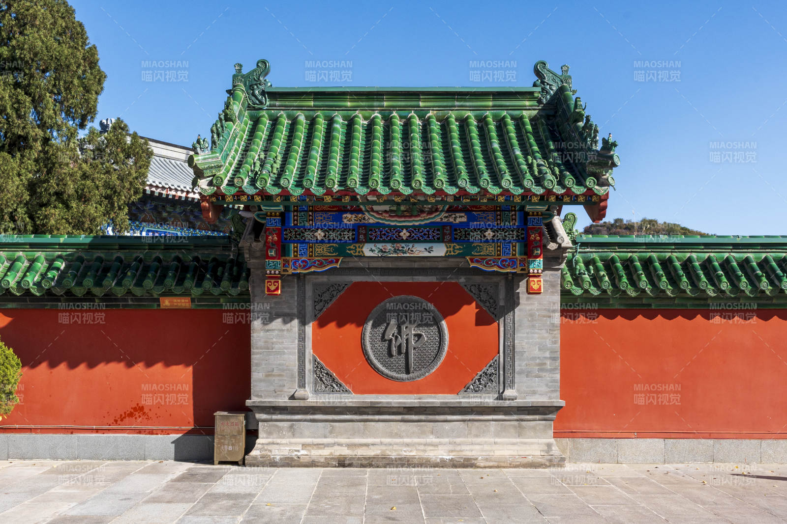 古寺廟建筑-攝影圖