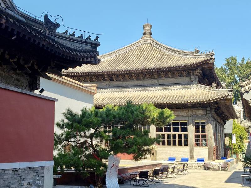 古建筑庭院靜謐景