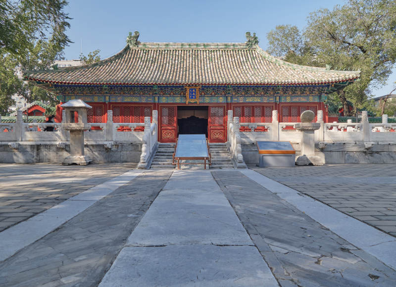 古建筑庭院風光